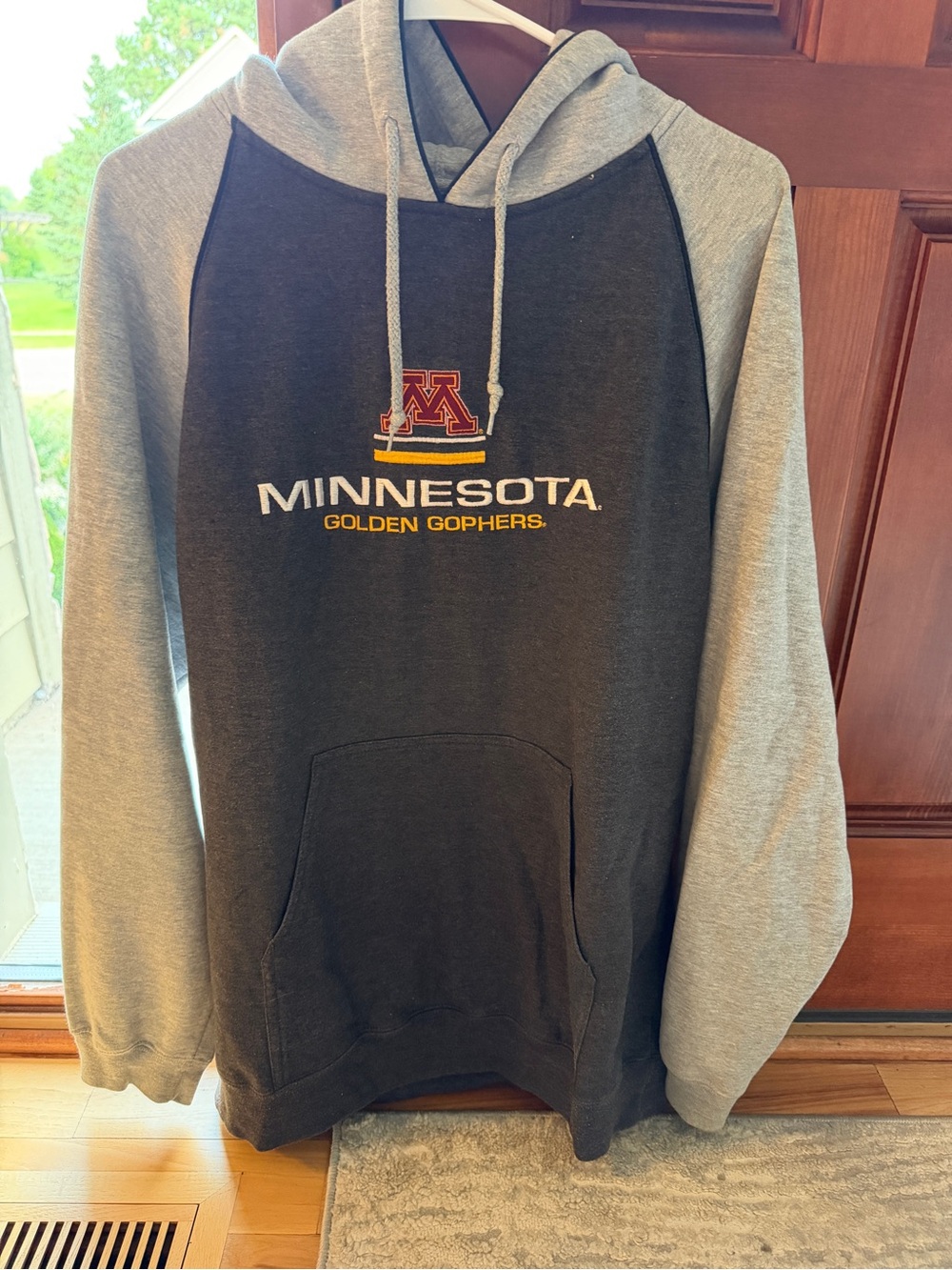 Minnesota Golden Gophers Hooded Sweatshirt - Charcoal & Gray